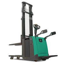 Mitsubishi SBV16P Stand Up Rider Pallet Stacker Specs 2019 2023