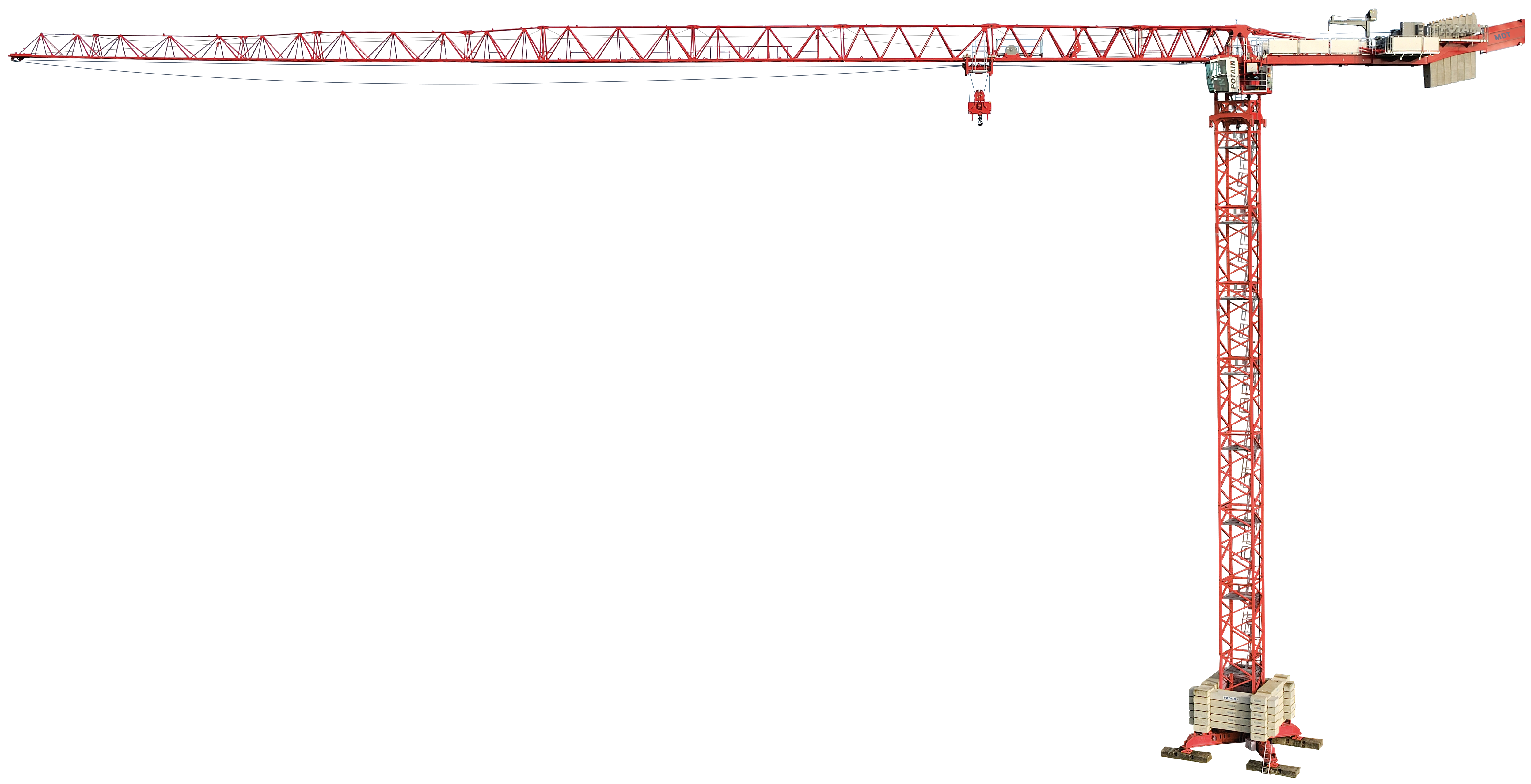 Potain MDT 489 M25 Crane Load Chart Specs 2021 2024 LECTURA Specs