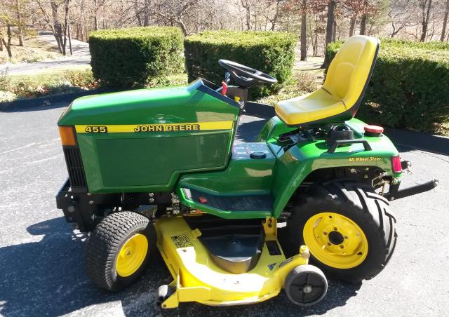 John deere discount 455 garden tractor