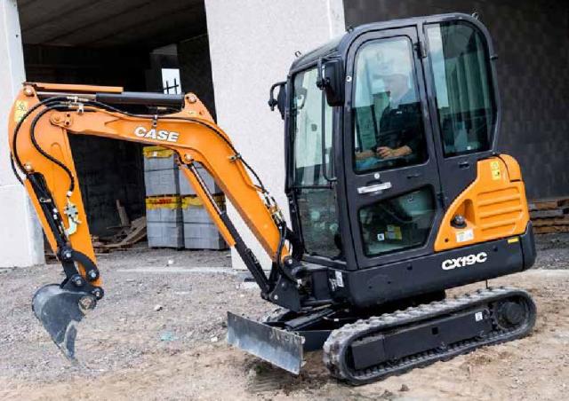 Minibagger 1.9 T Case CX19C zu deals vermieten