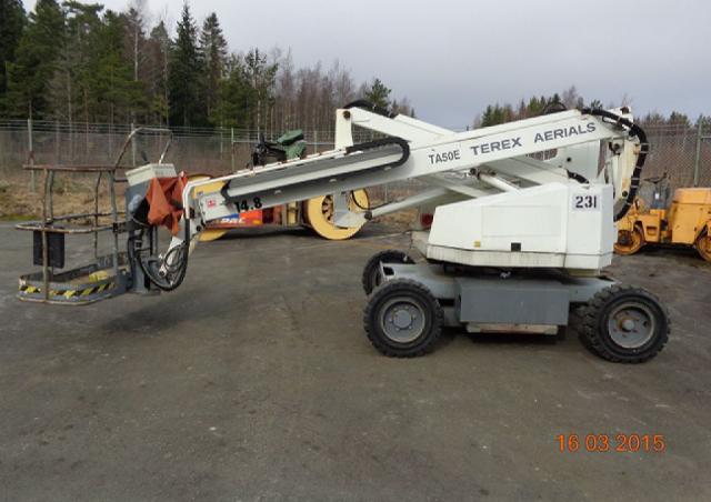 Terex Aerials Ta Specs Wheeled Articulating Boom Lifts Lectura Specs