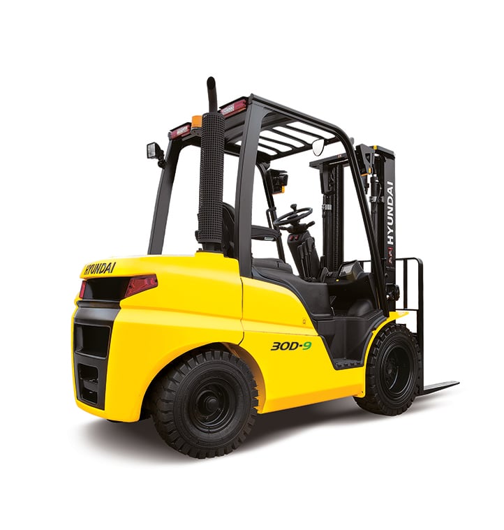 Hyundai 30D-9 diesel forklift specs (2015 - 2020) | Lift trucks ...