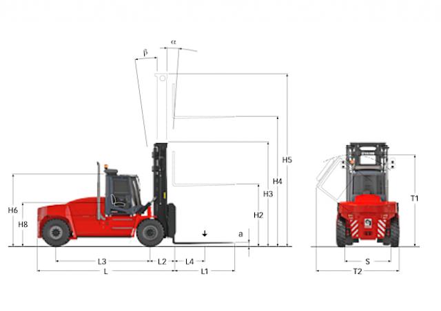 Kalmar DCG 140-6 diesel forklift specs (2012 - 2018) | Lift trucks ...