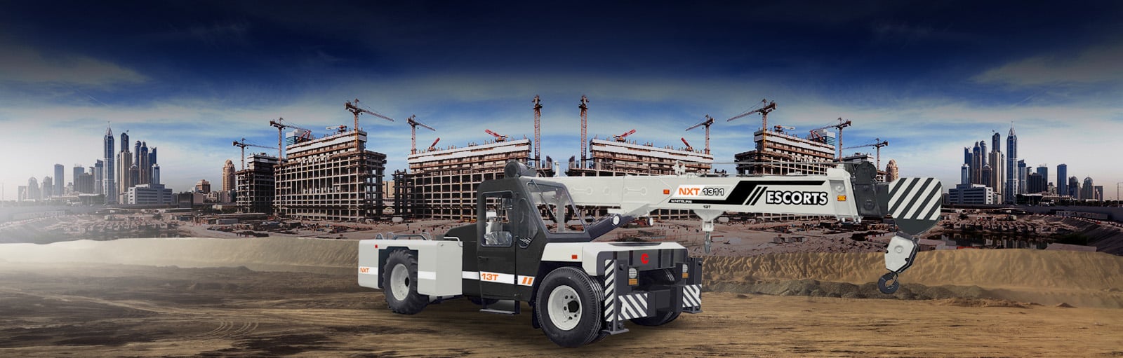 Escorts NXT 1311 crane - load chart, specs (2022 - 2024) | LECTURA Specs