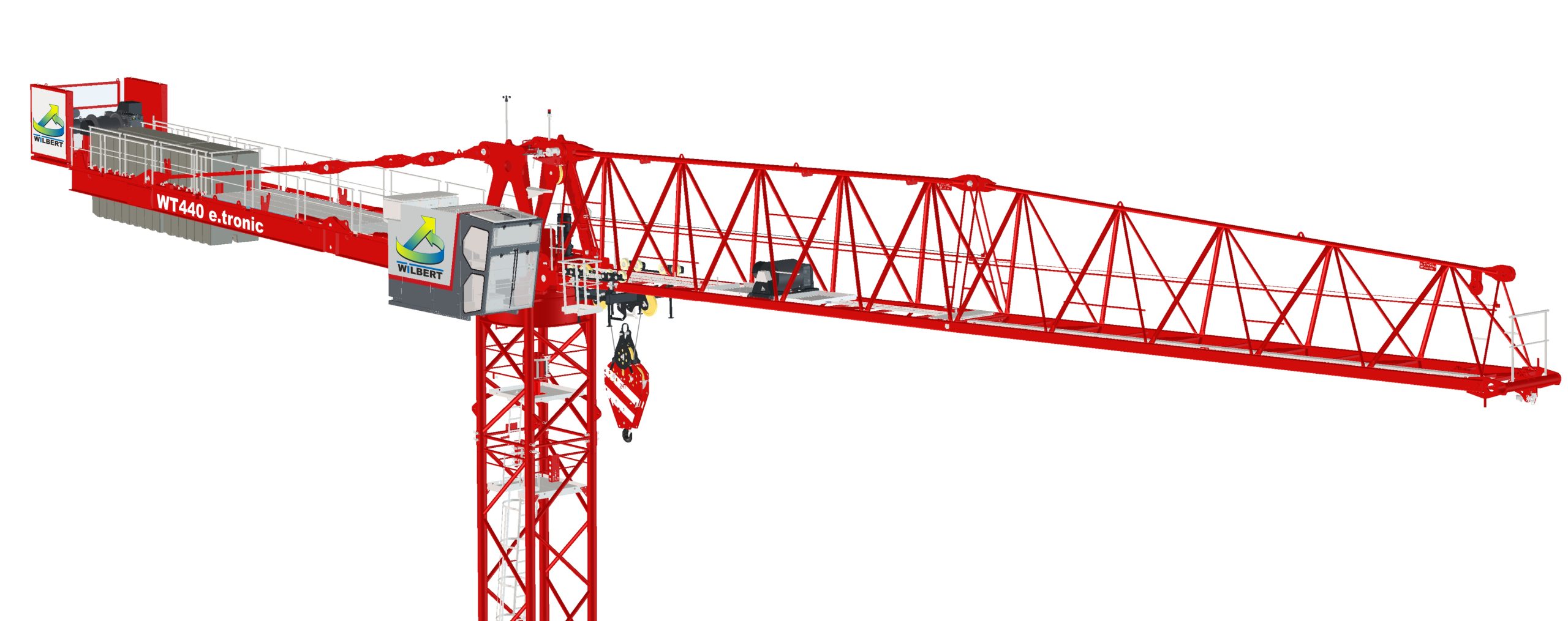 Wilbert WT 440 e.tronic crane - load chart, specs (2021 - 2024 ...