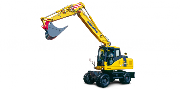 Komatsu Pw180-7e0 Excavator Specs (2005 - 2017) 