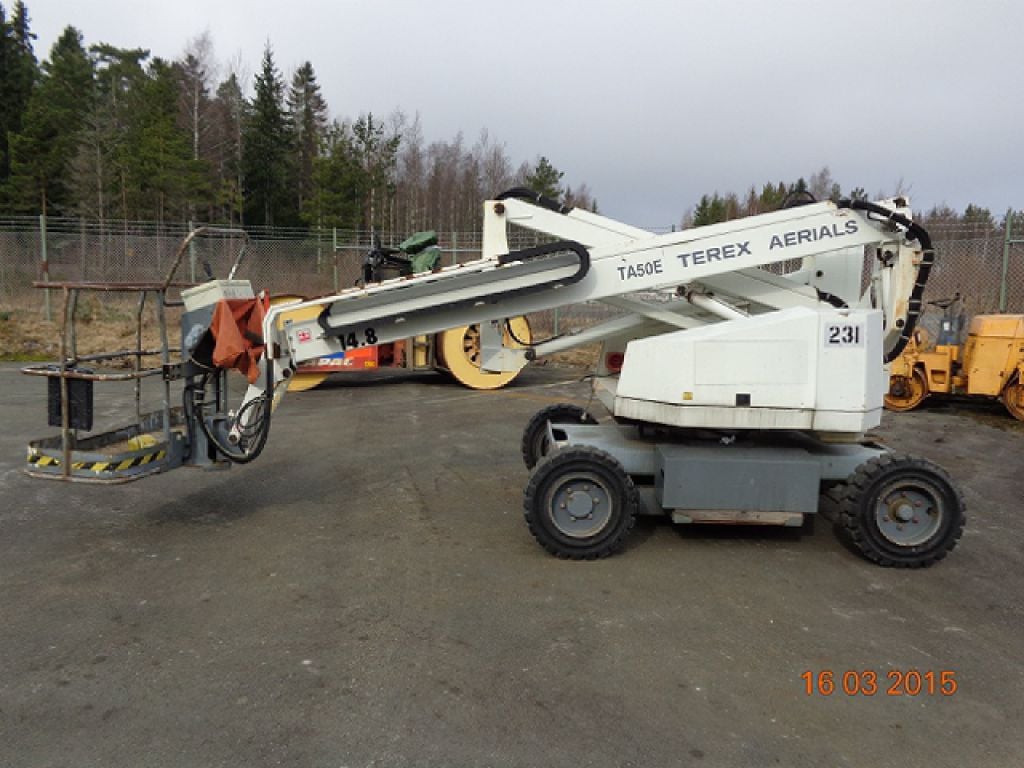 Terex Aerials Ta Specs Wheeled Articulating Boom